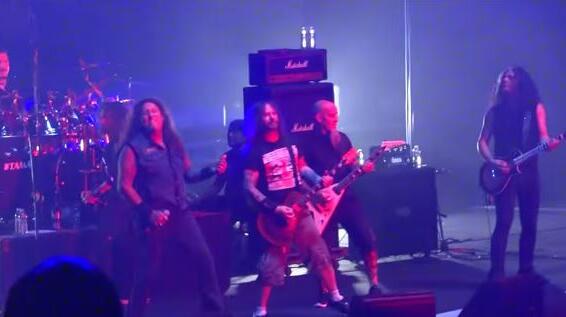 Video: Members Of MEGADETH, ANTHRAX, SLAYER, TESTAMENT Perform METALLICA Classic At Japan&#039;s LOUD PARK 