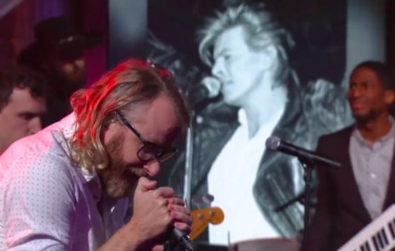 EL VY Dance the Blues With Cover of David Bowie’s ‘Let’s Dance’ on ‘Colbert’