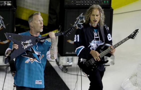 Watch Metallica Do a Hardcore Rendition of the ‘Star-Spangled Banner’ at the Stanley Cup Finals