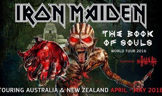 IRON MAIDEN Announces Tour Dates In New Zealand, Australia, South Africa
