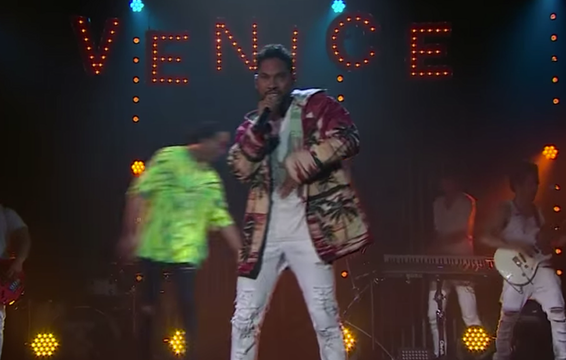 Miguel Rode Those ‘waves’ on ‘James Corden’