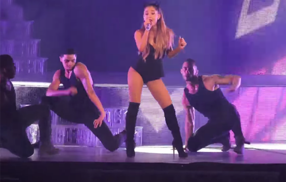 Ariana Grande Mashes Up Whitney Houston and Madonna in Concert