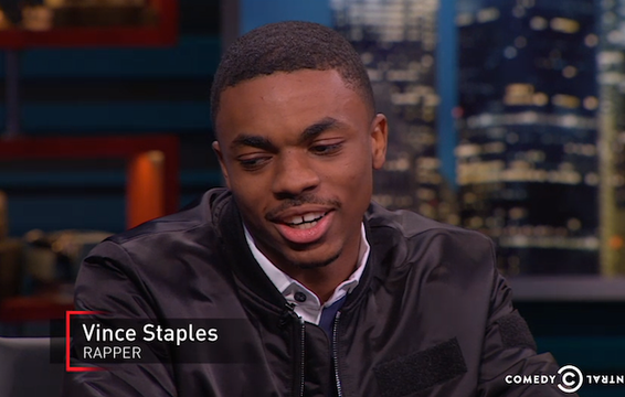 Vince Staples Talks Presidential Relationships, Debates Prejudice Against Single People on &quot;The Nightly Show&quot;