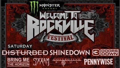 ROB ZOMBIE, DISTURBED, SHINEDOWN, FIVE FINGER DEATH PUNCH Confirmed For 2016&#039;s WELCOME TO ROCKVILLE
