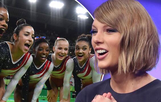 Taylor Swift congratulates Team USA gymnast on gold victory