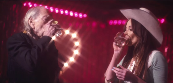 Kacey Musgraves Drowns Her Sorrows With Willie Nelson in ‘Are You Sure’ Video