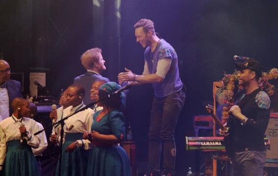 Watch Coldplay and Prince Harry Sing ‘Up&amp;Up’ at Kensington Palace