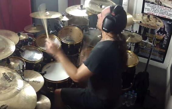 Video: NILE&#039;s GEORGE KOLLIAS Rehearsing Songs From &#039;What Should Not Be Unearthed&#039; Album