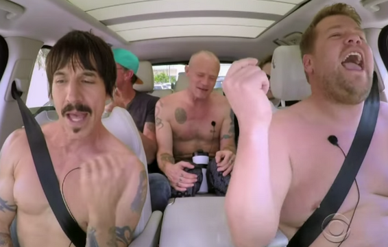 James Corden and Red Hot Chili Peppers Play Some ‘Carpool Karaoke’