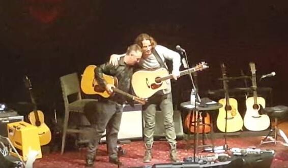 CHRIS CORNELL Joined By MIKE MCCREADY To Perform TEMPLE OF THE DOG, MAD SEASON Songs In Seattle (Video)