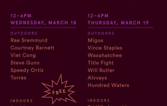 Arcade Fire&#039;s Win and Will Butler, Vince Staples, Rae Sremmurd, Courtney Barnett, More to Play Pitchfork SXSW Parties