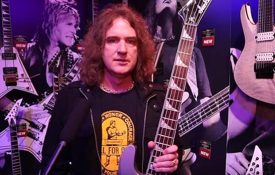 MEGADETH&#039;s DAVID ELLEFSON Unveils New Signature JACKSON Basses At NAMM (Video)