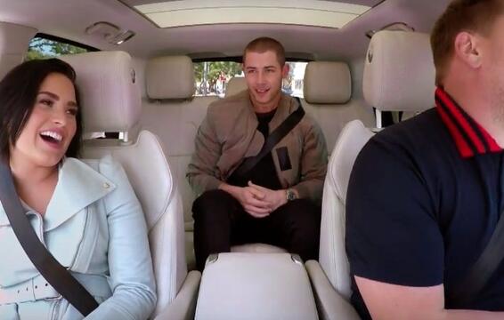 Demi Lovato and Nick Jonas Join James Corden for Some ‘Carpool Karaoke’