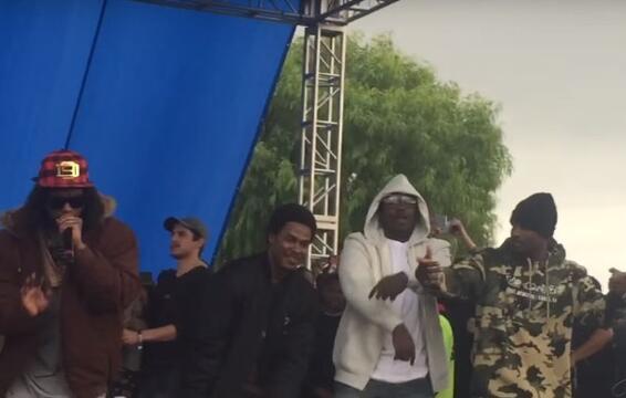 Watch Kendrick Lamar Share the Stage With Big Sean and Ty Dolla $ign