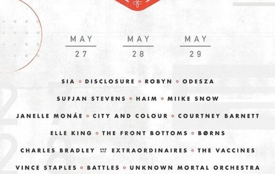 Boston Calling Spring 2016 Lineup: Sia, Disclosure, Robyn, and More