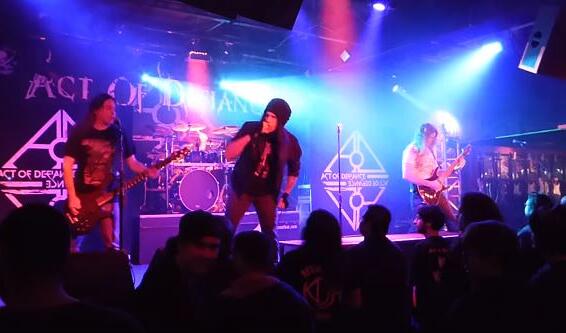 ACT OF DEFIANCE Feat. Ex-MEGADETH Members: Video Footage Of Houston Concert