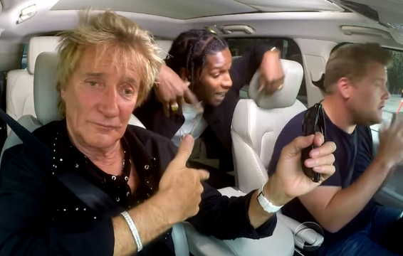 A$AP Rocky and Rod Stewart Did a Karaoke Version of ‘Everyday’ in a Car