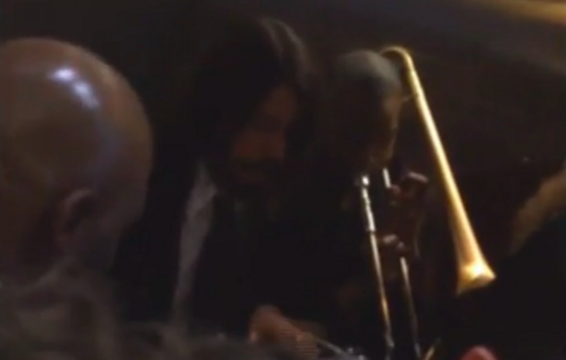 Watch Dave Grohl and Preservation Hall Jazz Band Play in a Grammys Elevator