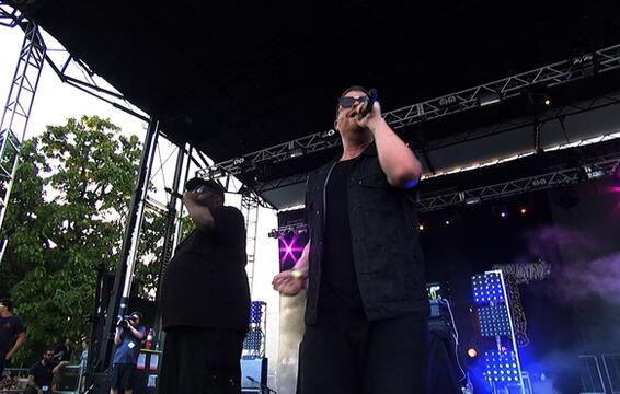 Run the Jewels Perform With Zack De La Rocha and Gangsta Boo at Pitchfork Music Festival