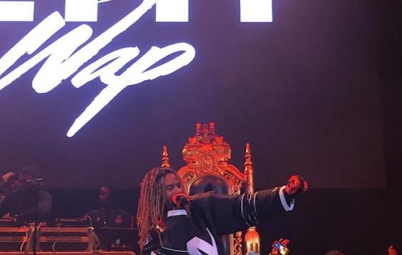 Fetty Wap Performs From a Gold Throne in First Show Since Motorcycle Accident