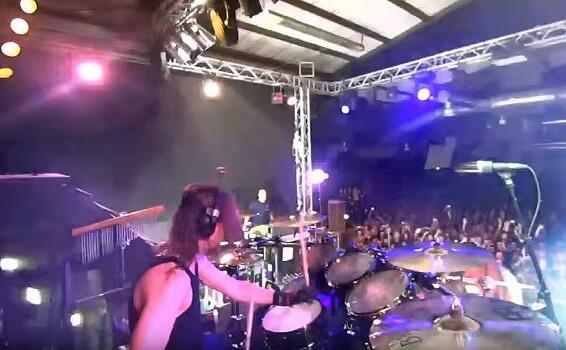 Drum-Cam Footage Of New MEGADETH Touring Drummer DIRK VERBEUREN From Bologna, Italy