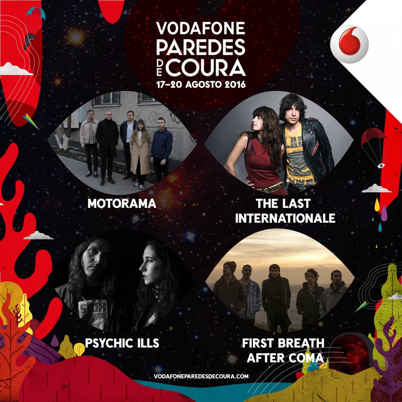 Novas confirmações para o festival Vodafone Paredes de Coura.