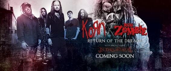 ROB ZOMBIE And KORN: Complete Tour Details Revealed; BLABBERMOUTH.NET Presale Announced