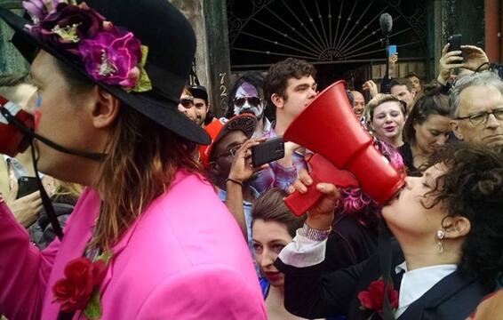 Arcade Fire Host David Bowie Memorial Parade