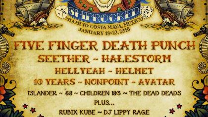FIVE FINGER DEATH PUNCH, SEETHER, HALESTORM Confirmed For Next Year&#039;s &#039;ShipRocked&#039; Cruise