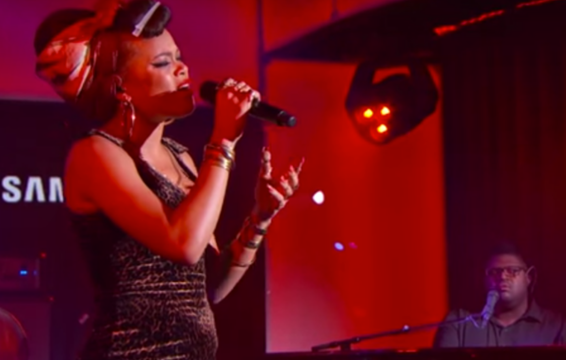 Andra Day Belts ‘Rise Up’ and ‘Gold’ on ‘Kimmel’