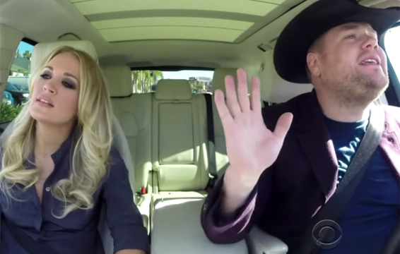 Carrie Underwood Takes James Corden Cowboy Boot Shopping in Latest Carpool Karaoke