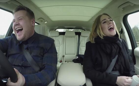 Adele Does Nicki Minaj&#039;s &quot;Monster&quot; Verse, Sings Spice Girls in a Car With James Corden