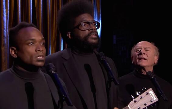 The Roots (as &quot;Black Simon &amp; Garfunkel&quot;) Sing the Weeknd&#039;s &quot;Can&#039;t Feel My Face&quot; With the Real Art Garfunkel on &quot;Fallon&quot;