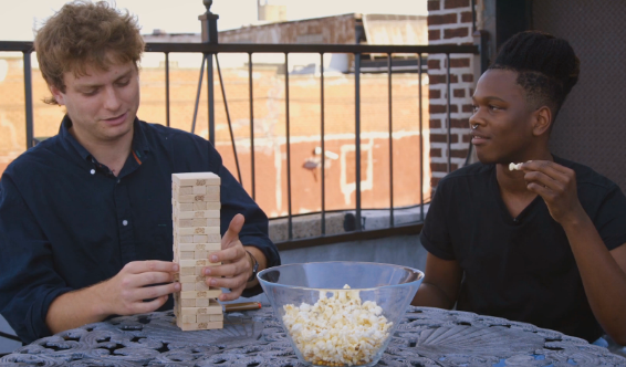 Mac DeMarco and Shamir Play Jenga, Eat Popcorn, Interview Each Other