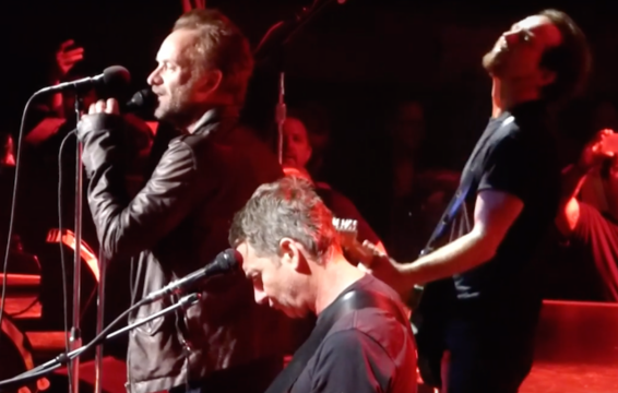 Pearl Jam Performed With Sting and Cheap Trick Onstage in New York City Last Night