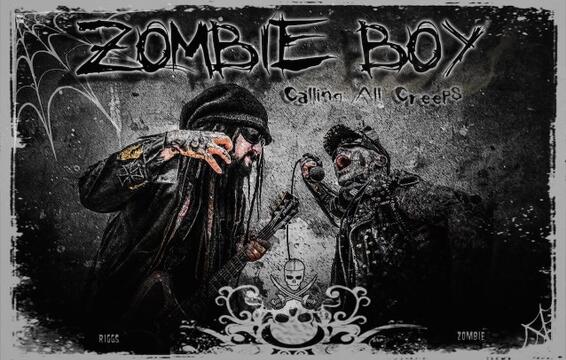 ZOMBIE BOY Featuring Ex-ROB ZOMBIE Guitarist MIKE RIGGS: &#039;Zombie Boy 666 Medley&#039; Lyric Video