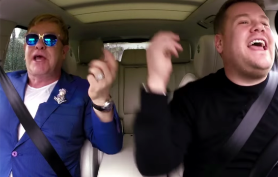 Sir Elton John Schools James Corden on ‘Tiny Dancer’ in ‘Carpool Karaoke’