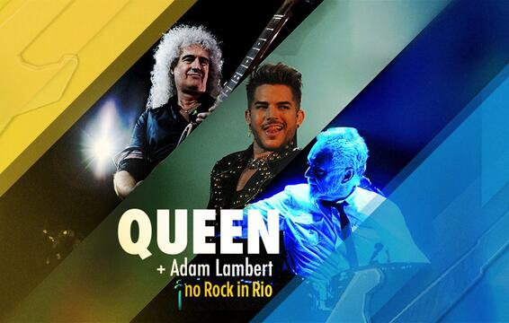 Queen + Adam Lambert hoje no Rock in Rio. Vai começar dentro minutos!