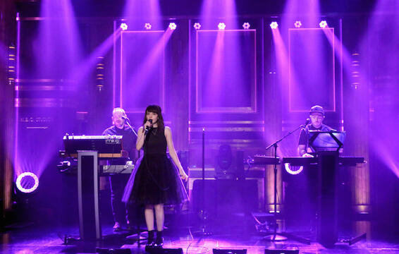 Chvrches Perform &quot;Leave a Trace&quot; on &quot;The Tonight Show&quot;