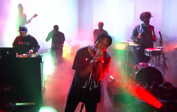 A$AP Rocky Plays Medley of ‘L$D’ and ‘Jukebox Joints’ With the Roots on ‘Fallon’