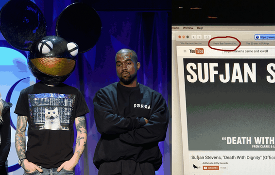 Deadmau5 Calls Out TIDAL Salesman Kanye West for Using Pirate Bay to Torrent
