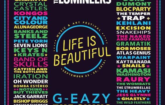 Life Is Beautiful Festival 2016 Lineup: J. Cole, Jane’s Addiction, Major Lazer, and More