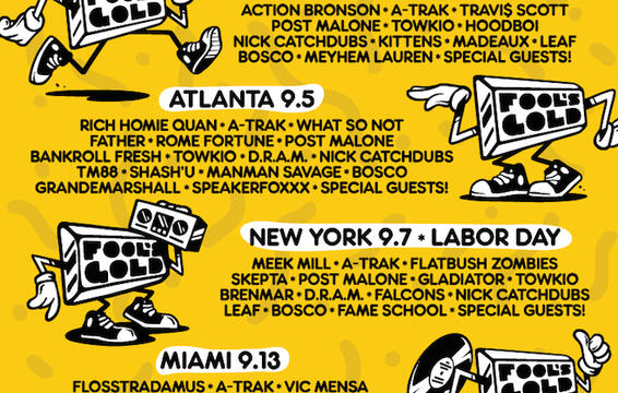 Earl Sweatshirt, Action Bronson, Vic Mensa, Meek Mill Set for Fool&#039;s Gold Day Off