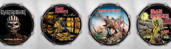IRON MAIDEN Partners With SELECT A HEAD For Custom Drum Displays