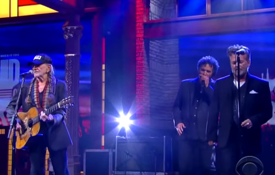Watch Willie Nelson and John Mellencamp Sing ‘Night Life’ on ‘Colbert’