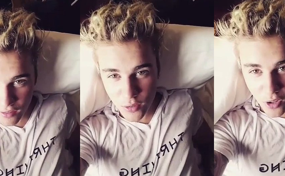 Justin Bieber publica vídeo cômico falando de crítica de fã no Instagram
