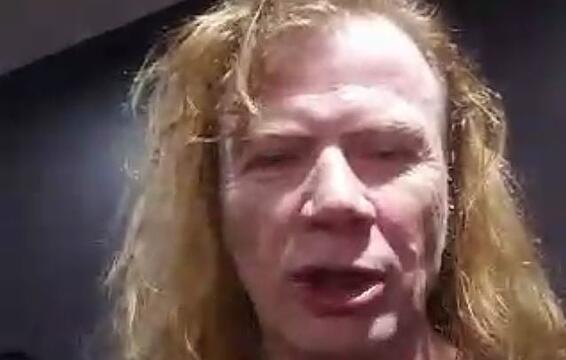 MEGADETH&#039;s DAVE MUSTAINE Fires Guitar Tech, Says He Will &#039;Never See His Stupid Ass Again&#039;